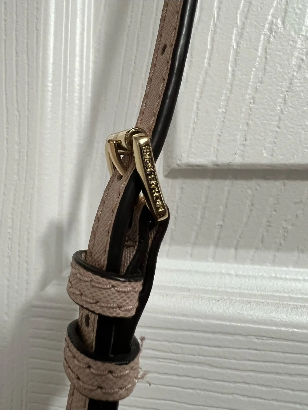Michael Kors Light Pink Crossbody with Gold Hardware